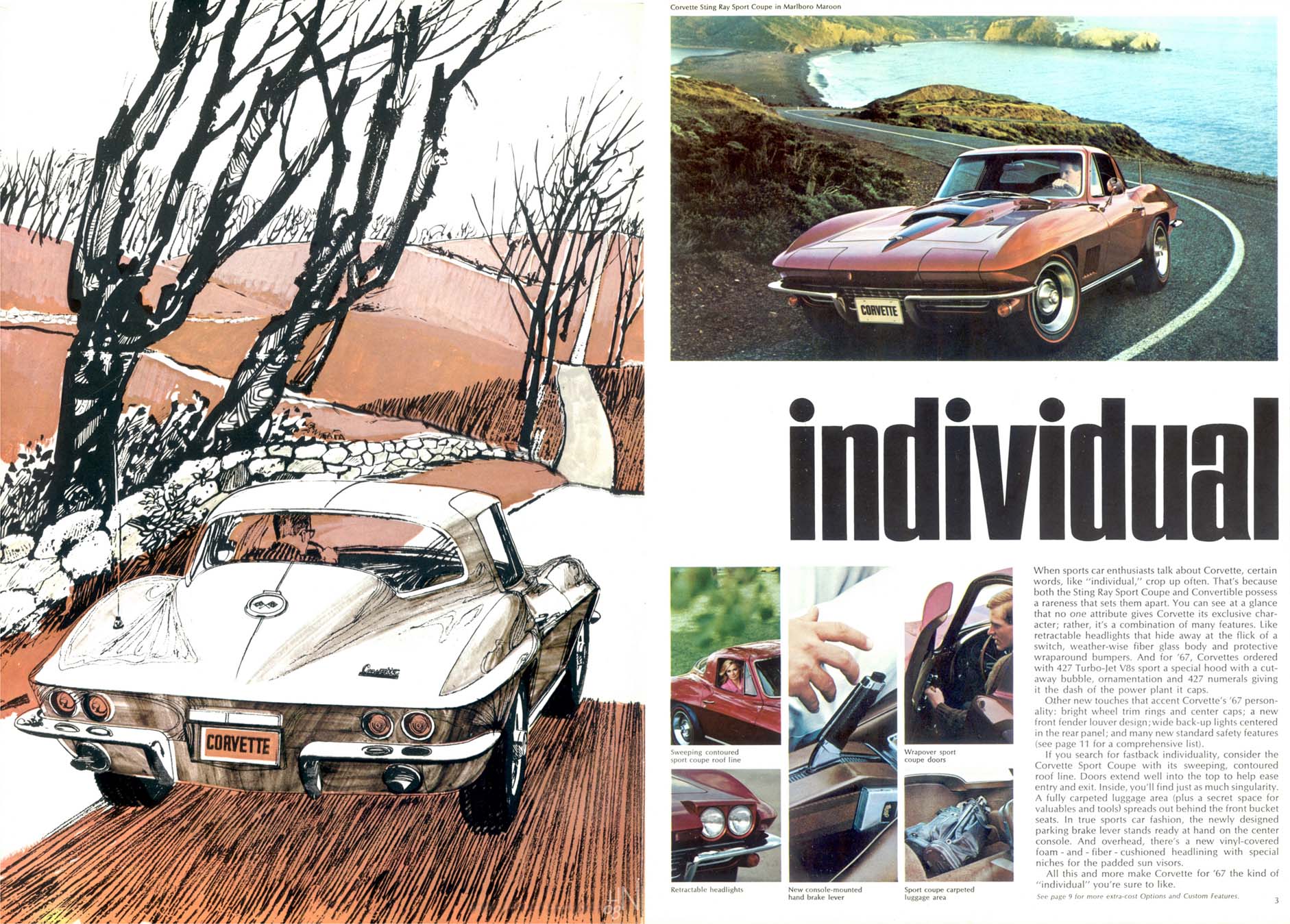 1967 Corvette Brochure Page 7